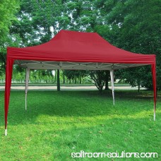 Quictent Privacy 10x15 EZ Pop Up Canopy Party Tent Gazebo 100% Waterproof with Sides and Mesh Windows White